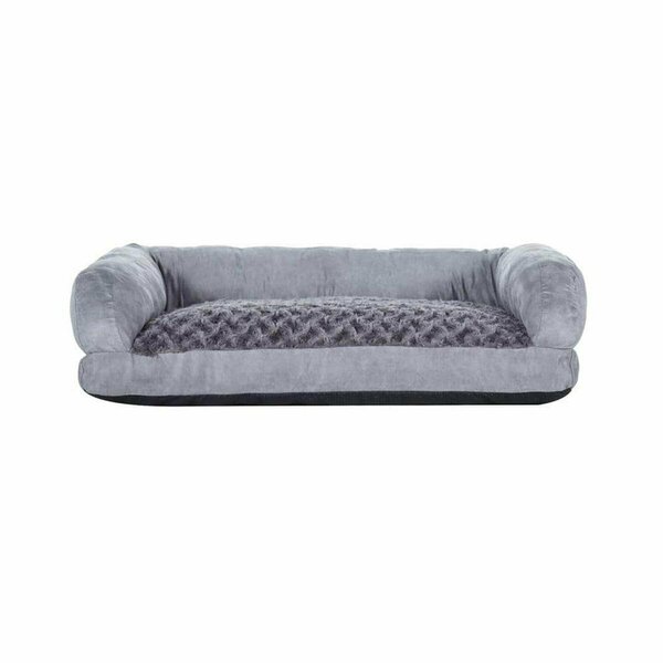 New Age Pet Buddys Memory Foam Dog Bed Cushion, Grey - Small CSH305S